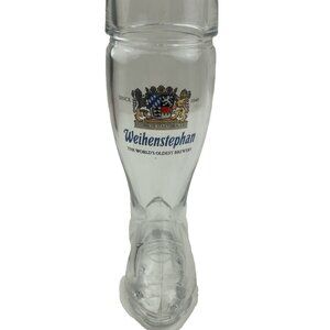 Weihenstephan Boot Beer Glass Mug 1L Tall Germany Oktoberfest